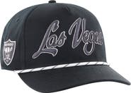 '47 Men's '47 Black Las Vegas Raiders Overhand Speckle Hitch Adjustable Hat