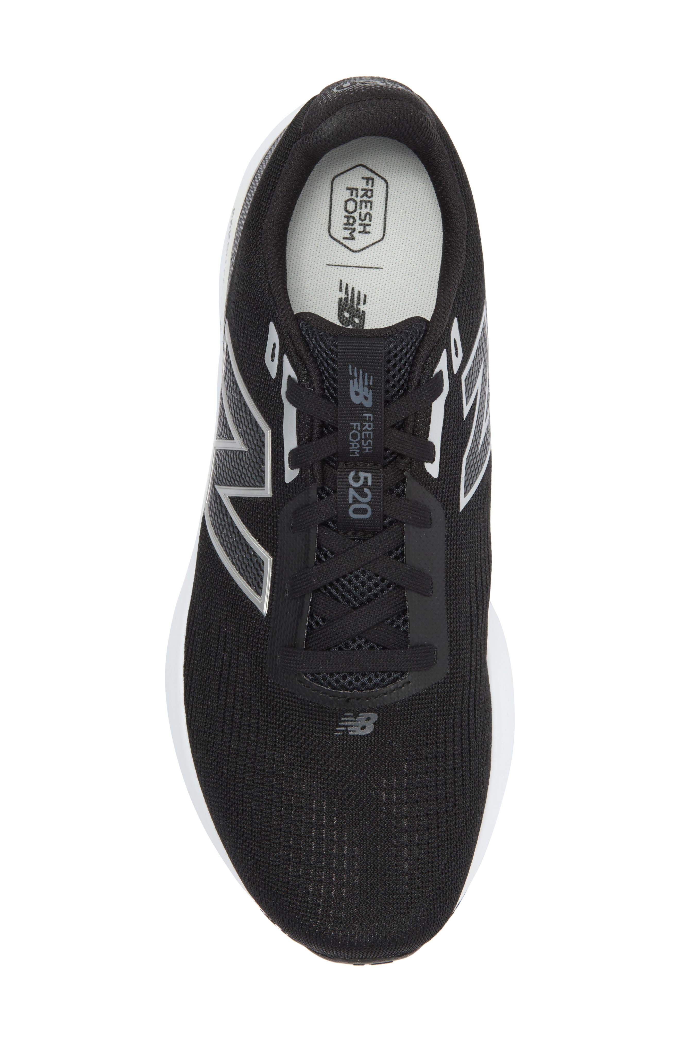 New Balance Fresh Foam 520 V9 Running Shoe, Alternate, color, Black/ Castlerock