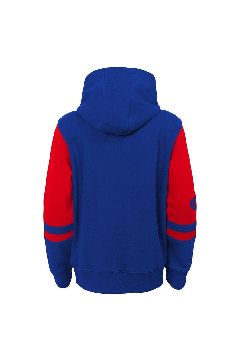 Toddler Royal Chicago Cubs Fleece Hoodie Full-Zip Jacket, Alternate, color, Royal