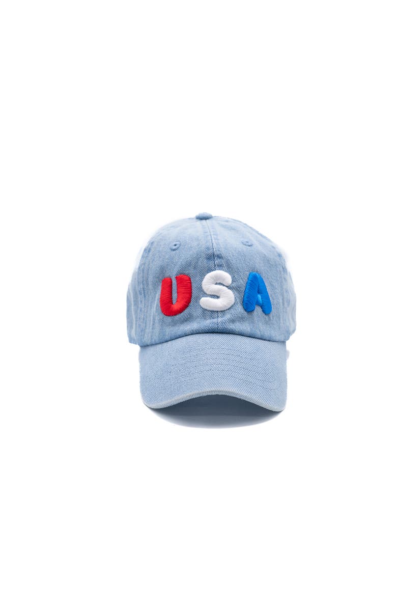 Rey To Z USA Baseball Hat - Adult, Main, color, Denim