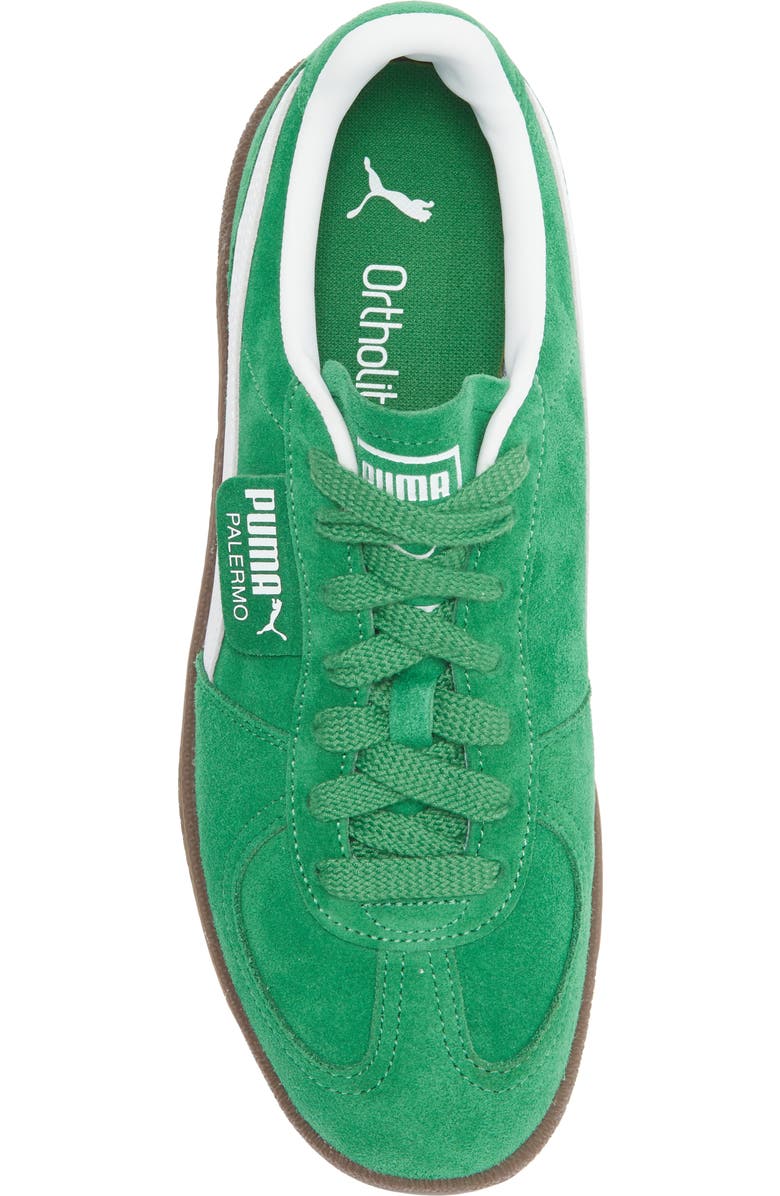 PUMA Palermo Sneaker, Alternate, color, Archive Green/ Puma White