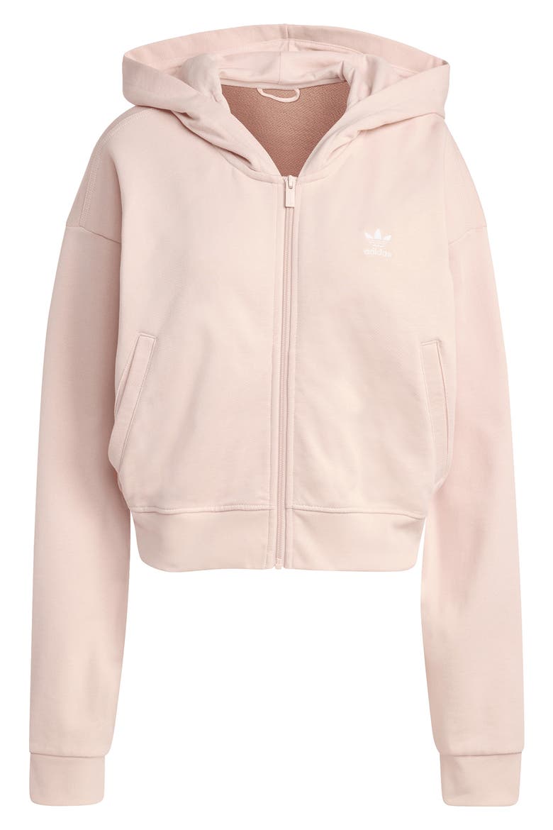 Essentials French Terry Hoodie, Alternate, color, SANDY PINK/