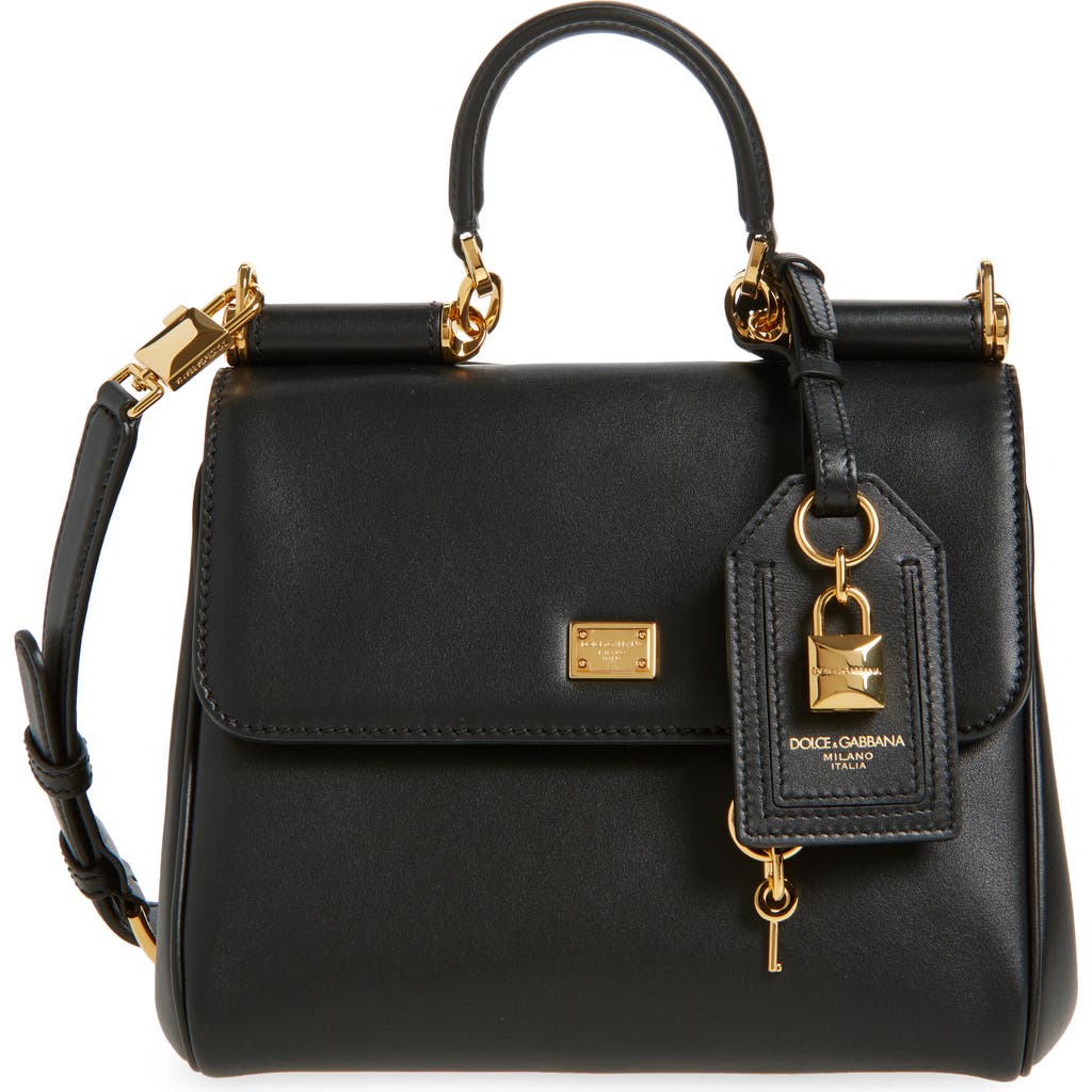 Dolce & Gabbana Dolce&gabbana My Sicily Plongé Leather Top Handle Bag