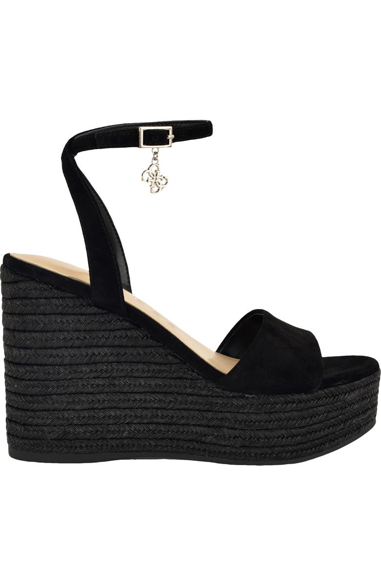 GUESS Gweverly Platform Wedge Sandal, Alternate, color,