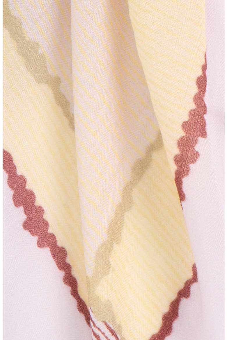 Astra Scribble Wool Scarf, Alternate, color, LAVENDER MULTI