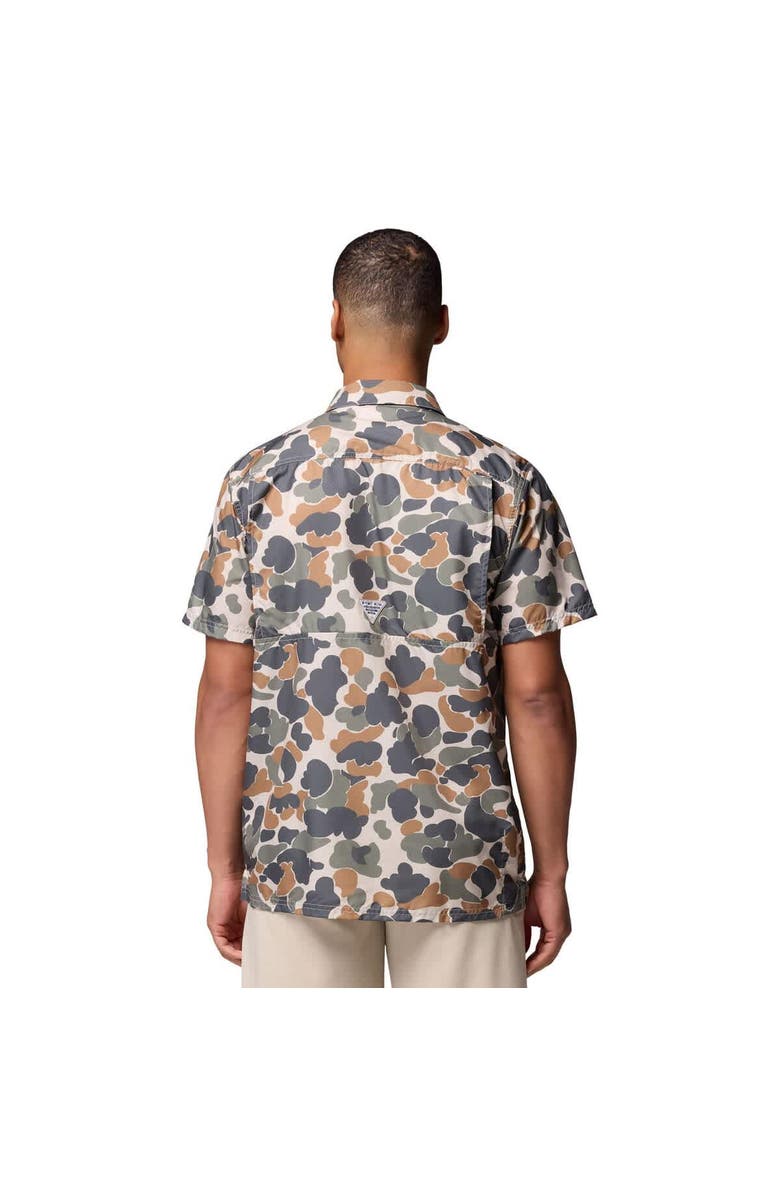 Columbia Men's Columbia Camo Tennessee Volunteers Super Slack Tide Omni-Wick Button-Up Shirt, Alternate, color, Camo