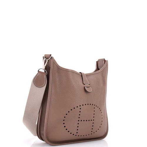Pre-owned Hermes Hermes Evelyne Bag Gen Ii Clemence Pm In Brown