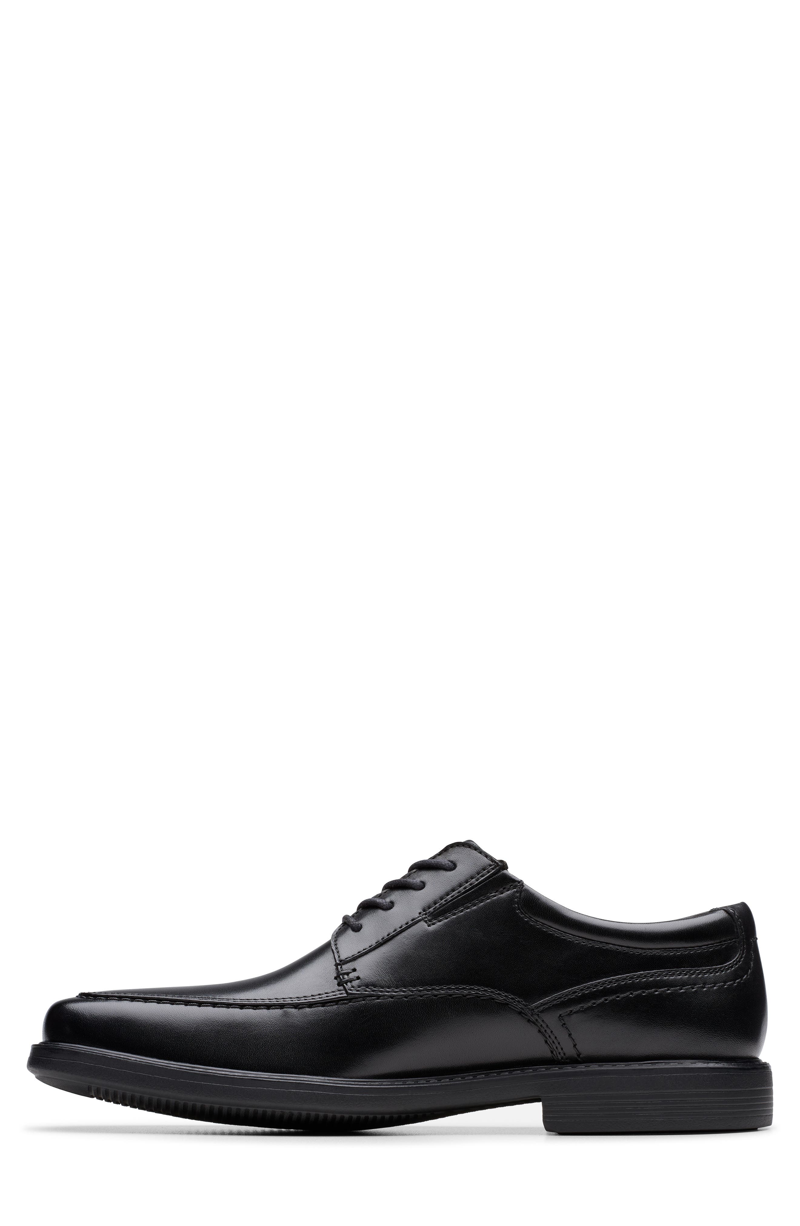 Clarks<sup>®</sup> Dresslite Apron Toe Derby, Alternate, color, Black Leather