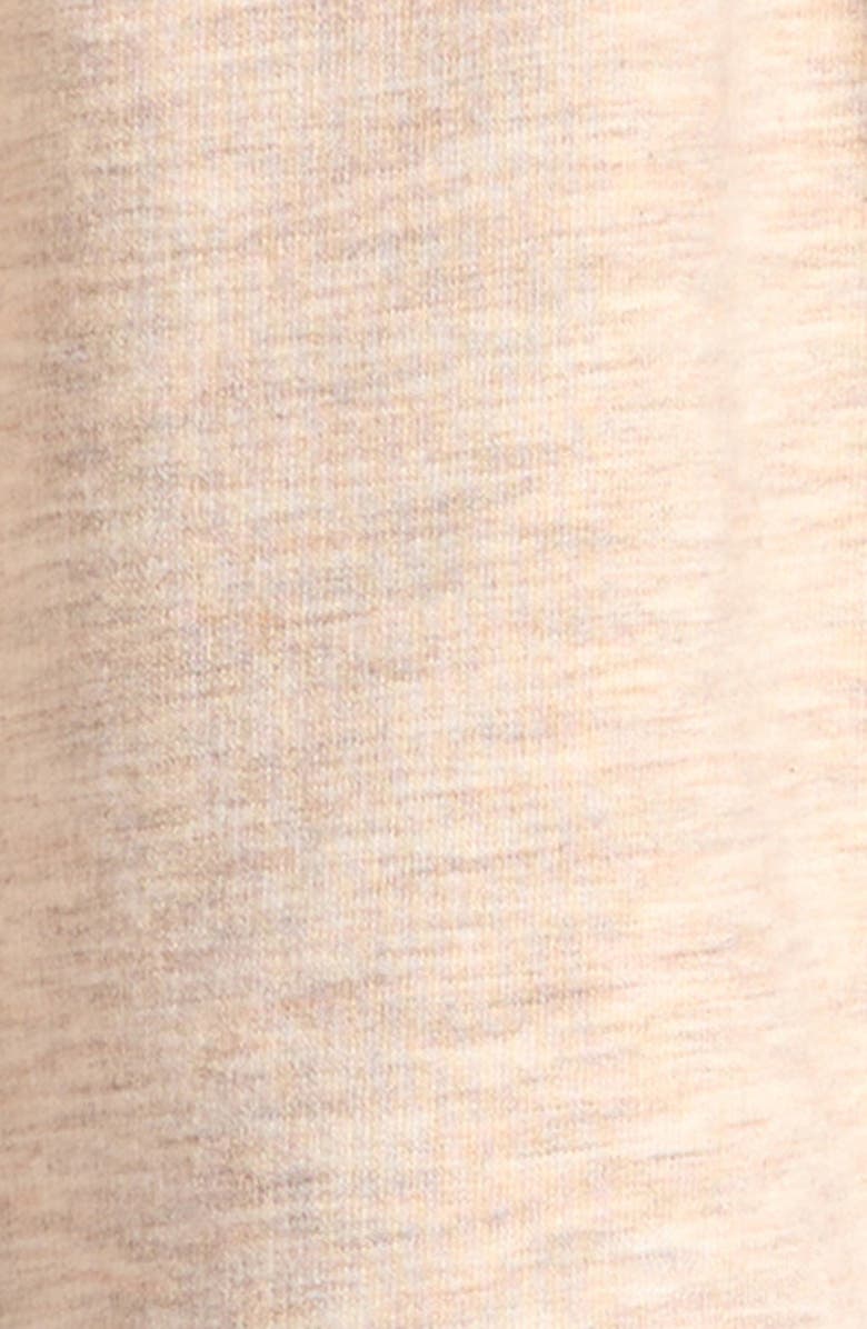 Tucker + Tate Ruffle Neck Romper, Alternate, color, Beige Oatmeal Light Heather