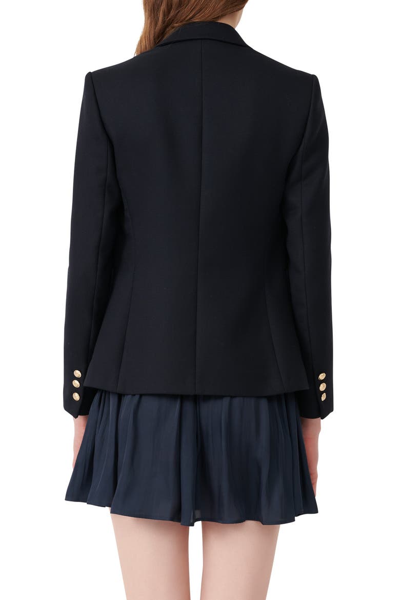Tailored Blazer, Alternate, color, BLUE
