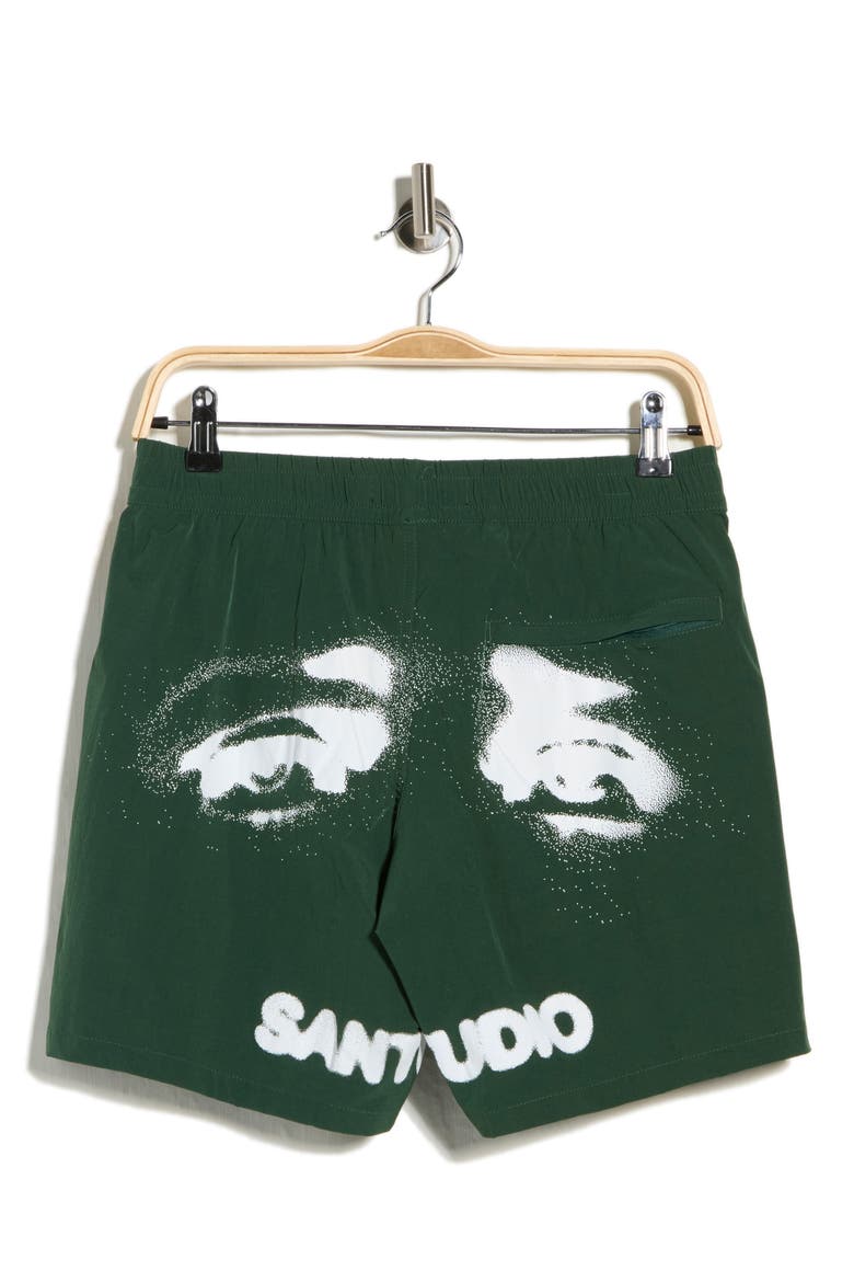 Tempo Sport Torino Vision Shorts, Alternate, color, FOREST