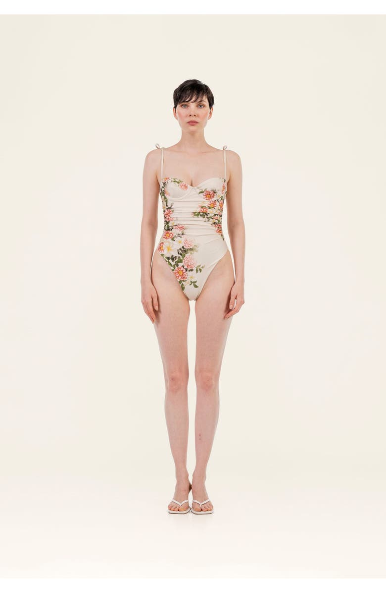 Agua by Agua Bendita Rabano Paraiso One Piece, Alternate, color, Multicolor