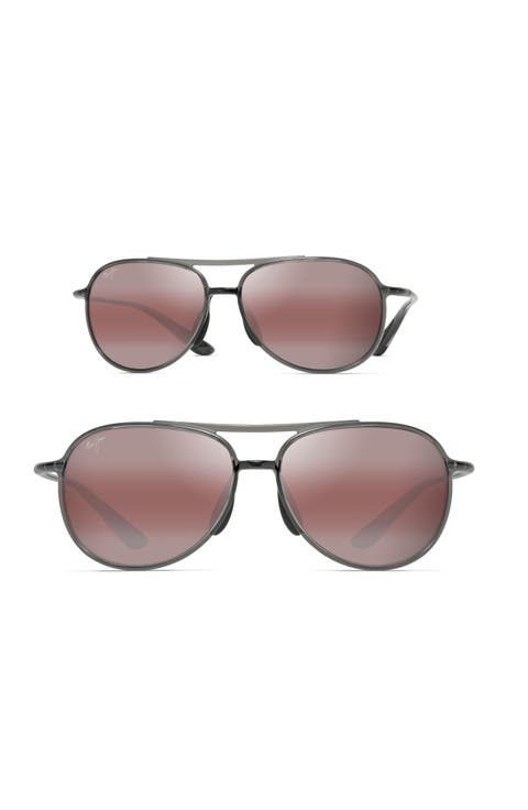 Alelele 60mm PolarizedPlus2® Aviator Sunglasses