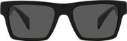 Versace 54mm Rectangular Sunglasses