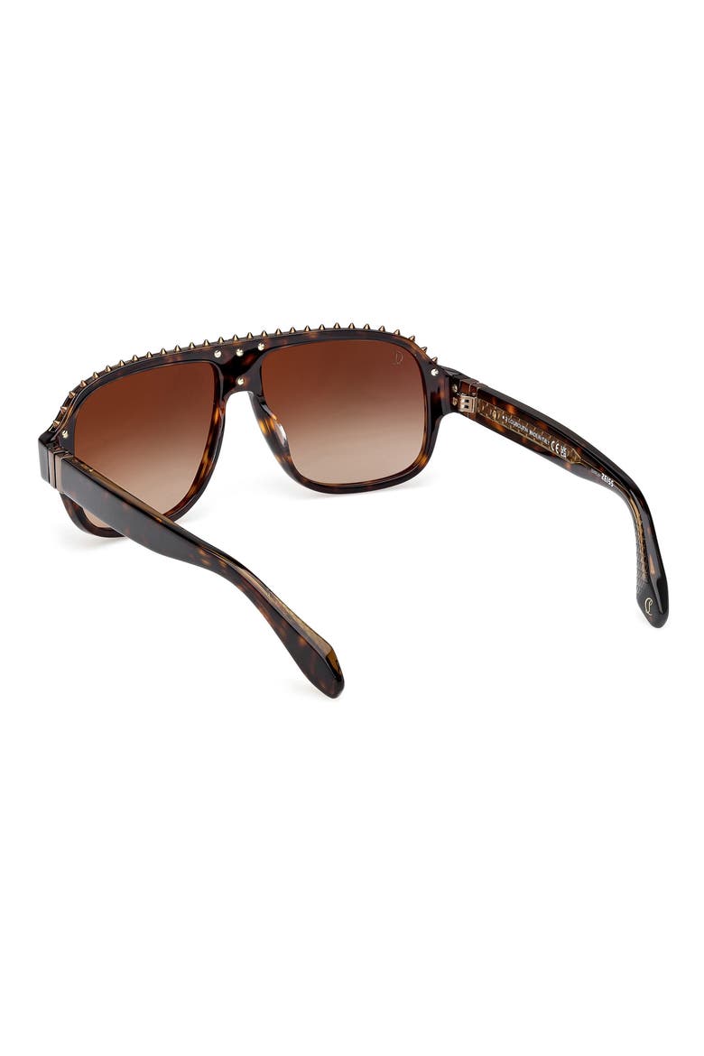 Roller 57mm Navigator Sunglasses, Alternate, color, HAVANA / BRONZE / ZEISS BROWN