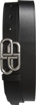 Balenciaga Intertwining Twin-B Leather Belt