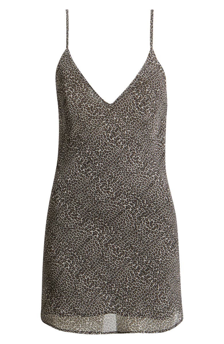 Bella Venice The Jordan Leopard Print Minidress, Alternate, color, Cheetah