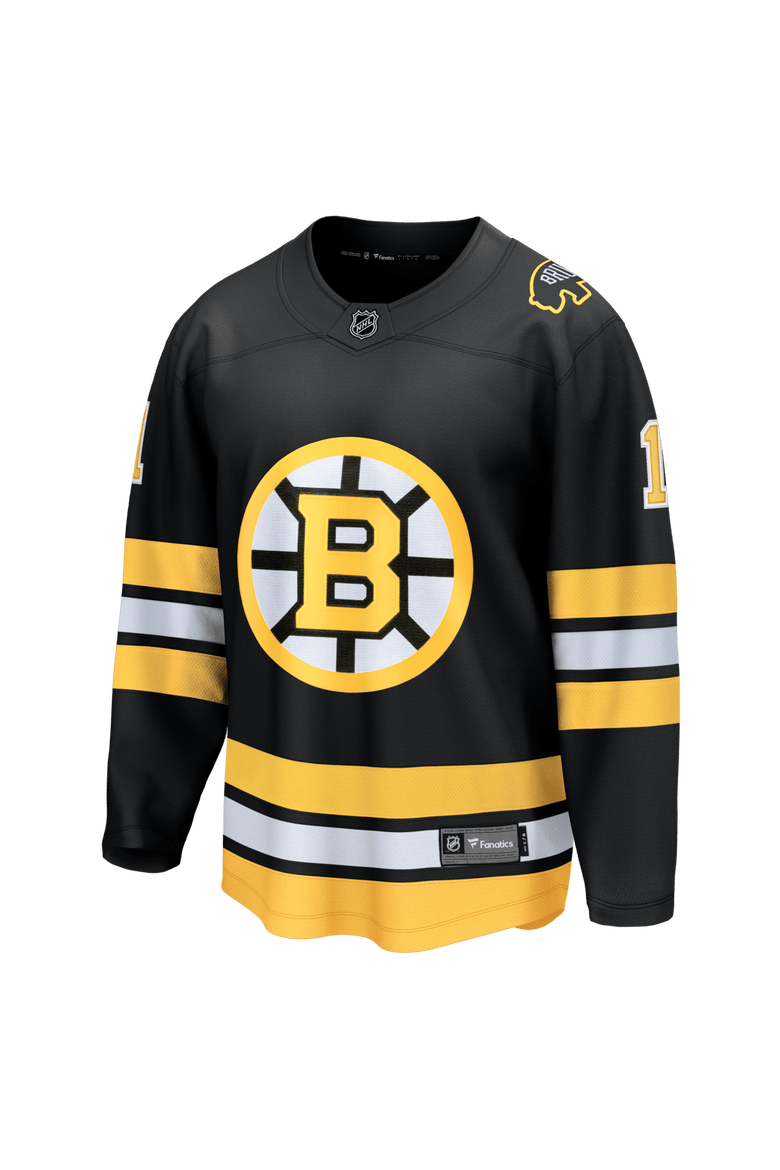 Men's Fanatics Jeremy Swayman Black Boston Bruins Home Breakaway Jersey, Alternate, color, Black
