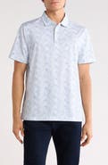 Bugatchi Print Cotton Knit Polo
