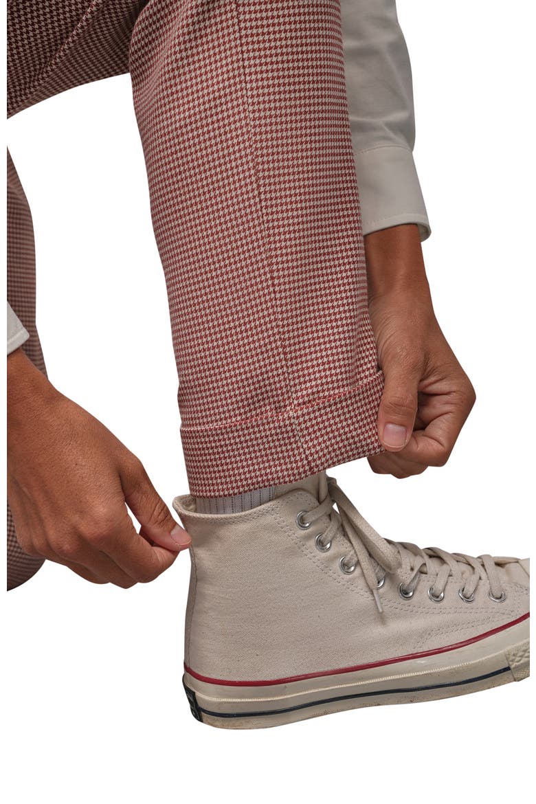 The Empower Houndstooth Trouser, Alternate, color, CINNAMON/OAT
