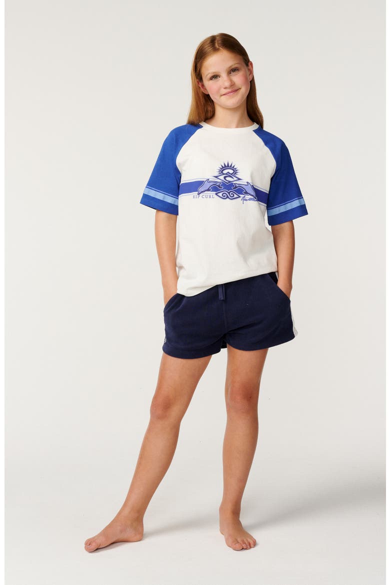 Kids' Costa del Sol Terry Shorts, Main, color, NAVY