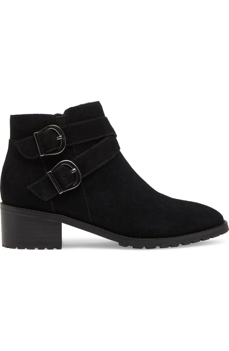 Blondo Sway Waterproof Bootie, Alternate, color, Black Suede