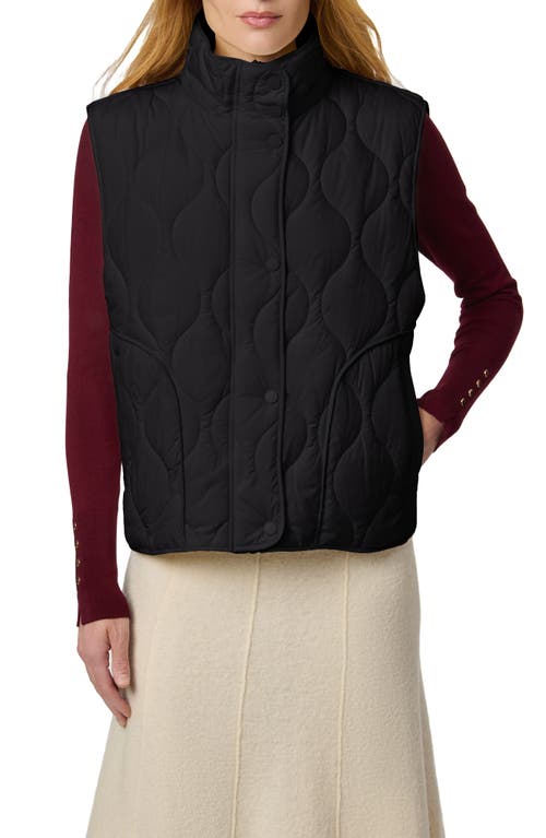 Bernardo Beekman Quilted Puffer Vest In Black