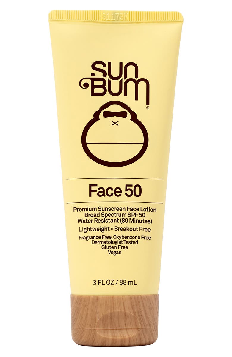 Sun Bum Original SPF 50 Sunscreen Face Lotion, Main, color,