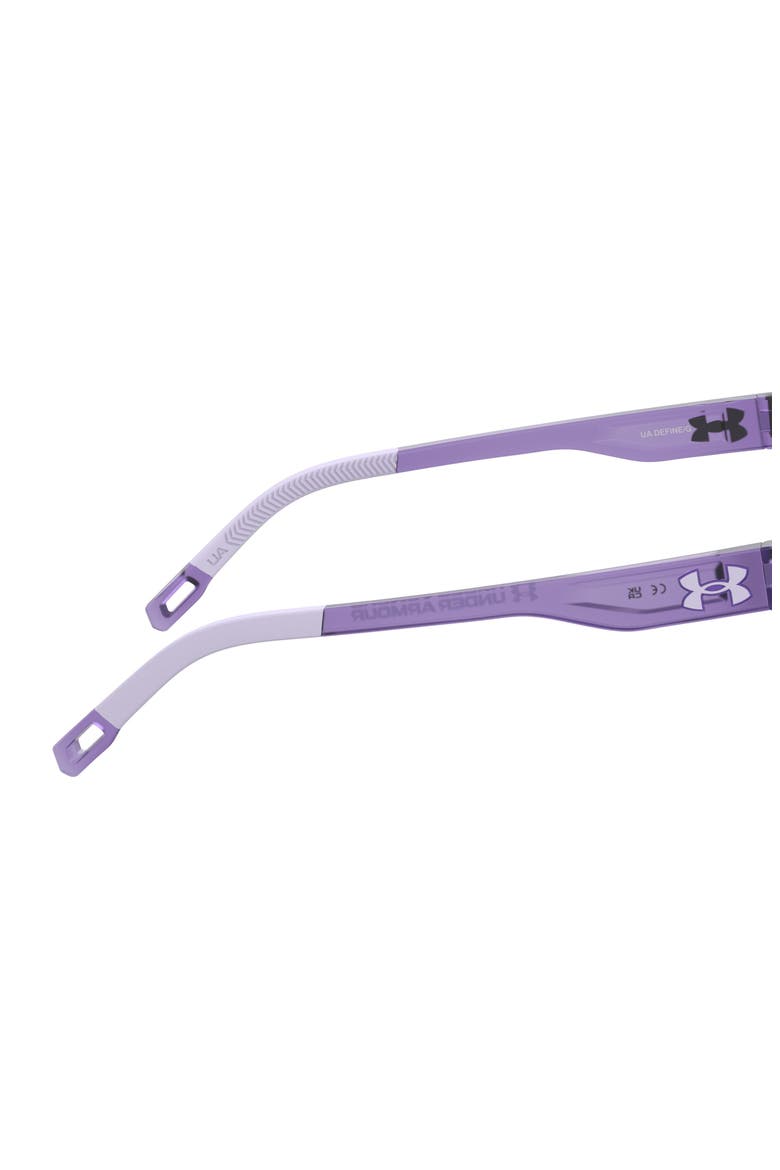 Define 99mm Oversize Mirror Shield Sunglasses, Alternate, color, MATTE VIOLET