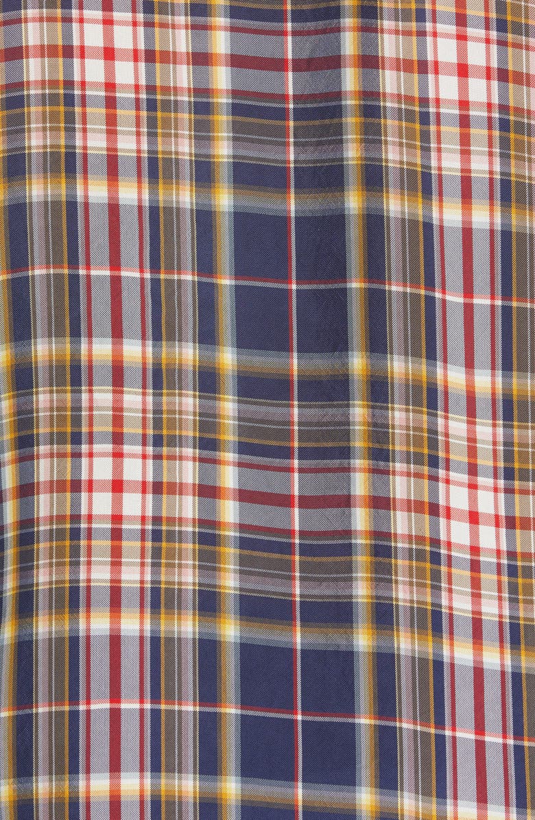 Sea Rooney Ruffle Shoulder Plaid Top, Alternate, color, 