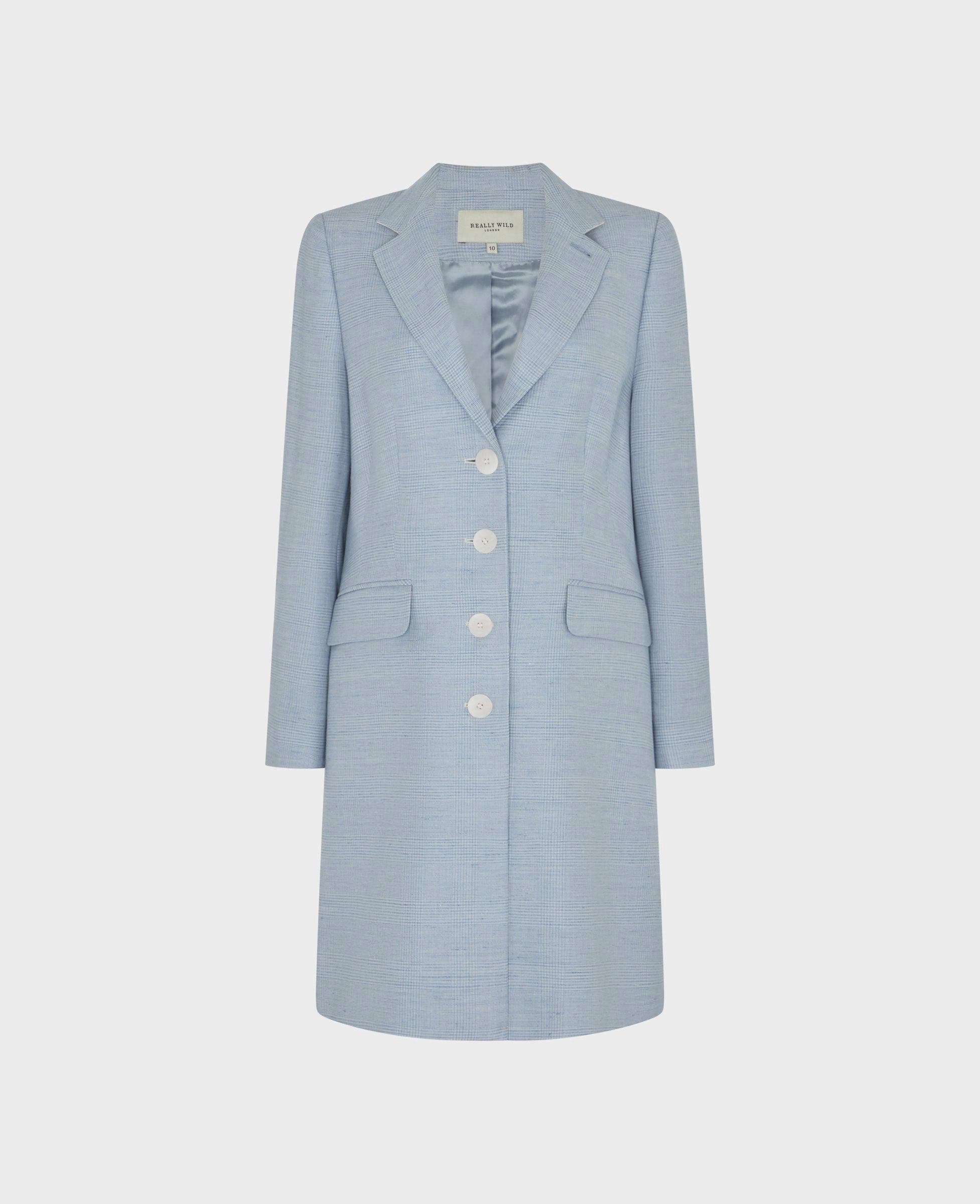 selected Blue and Cream Check