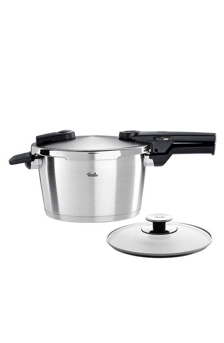 Fissler Vitaquick Premium Pressure Cooker Set and Glass Lid, Main, color, 