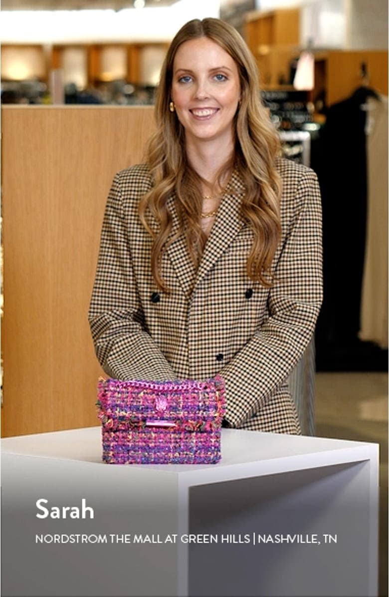 Mini Kensington Tweed Convertible Crossbody Bag, sales video thumbnail