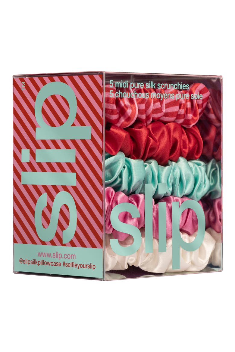 Gelati Pure Silk Midi Scrunchie Set, Alternate, color, GELATI