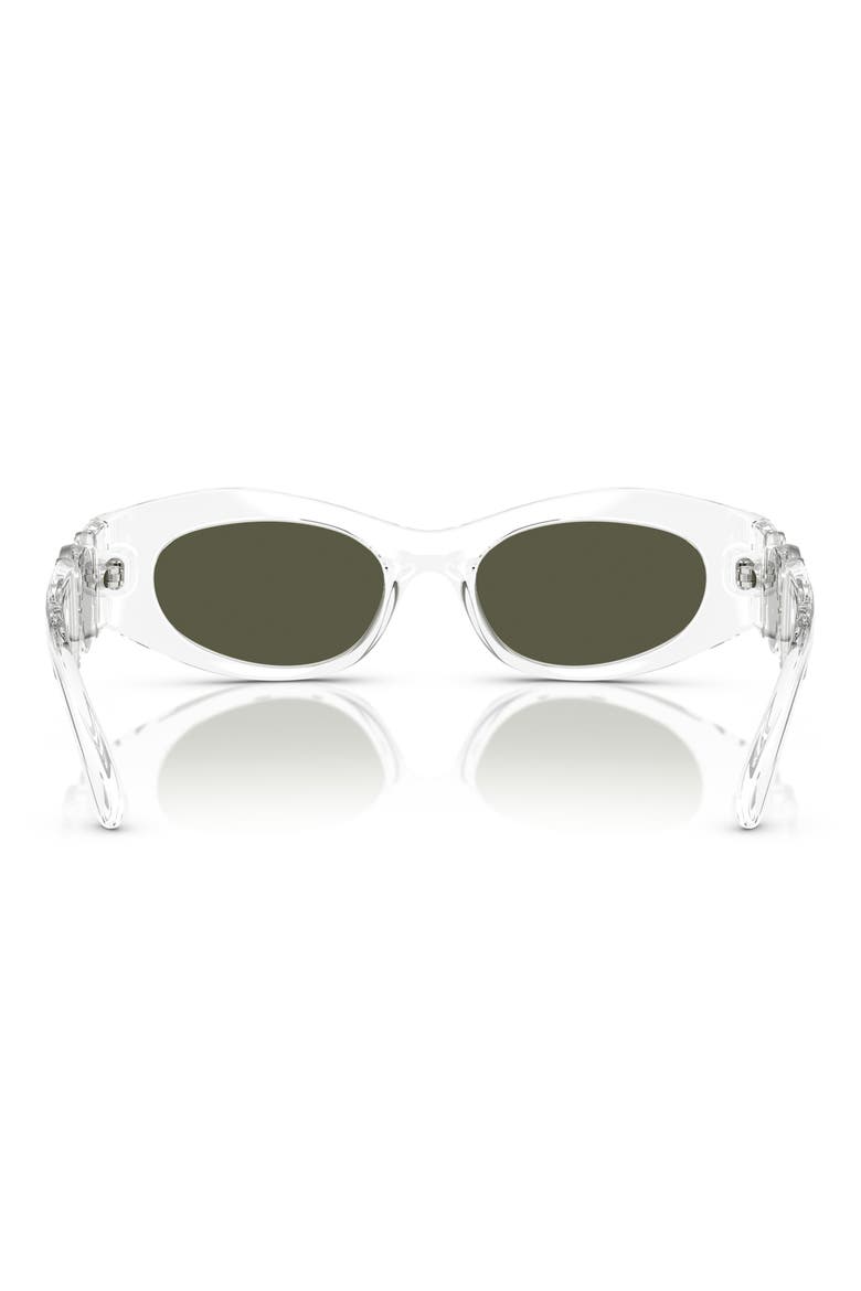 51mm Oval Sunglasses, Alternate, color, CRYSTAL