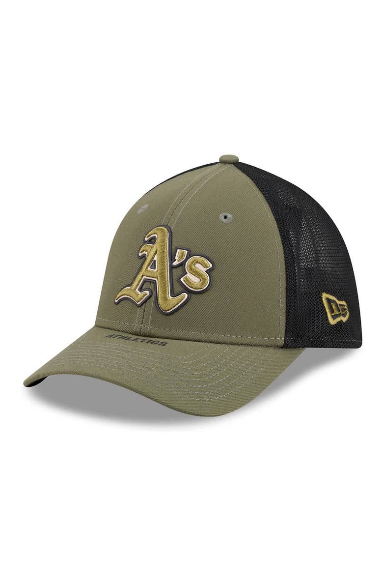 New Era Men's New Era  Olive Athletics 2026 Armed Forces Day 39THIRTY M-Crown Flex Hat, Alternate, color, Olive