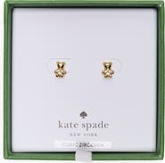 Kate Spade New York mini bear stud earrings