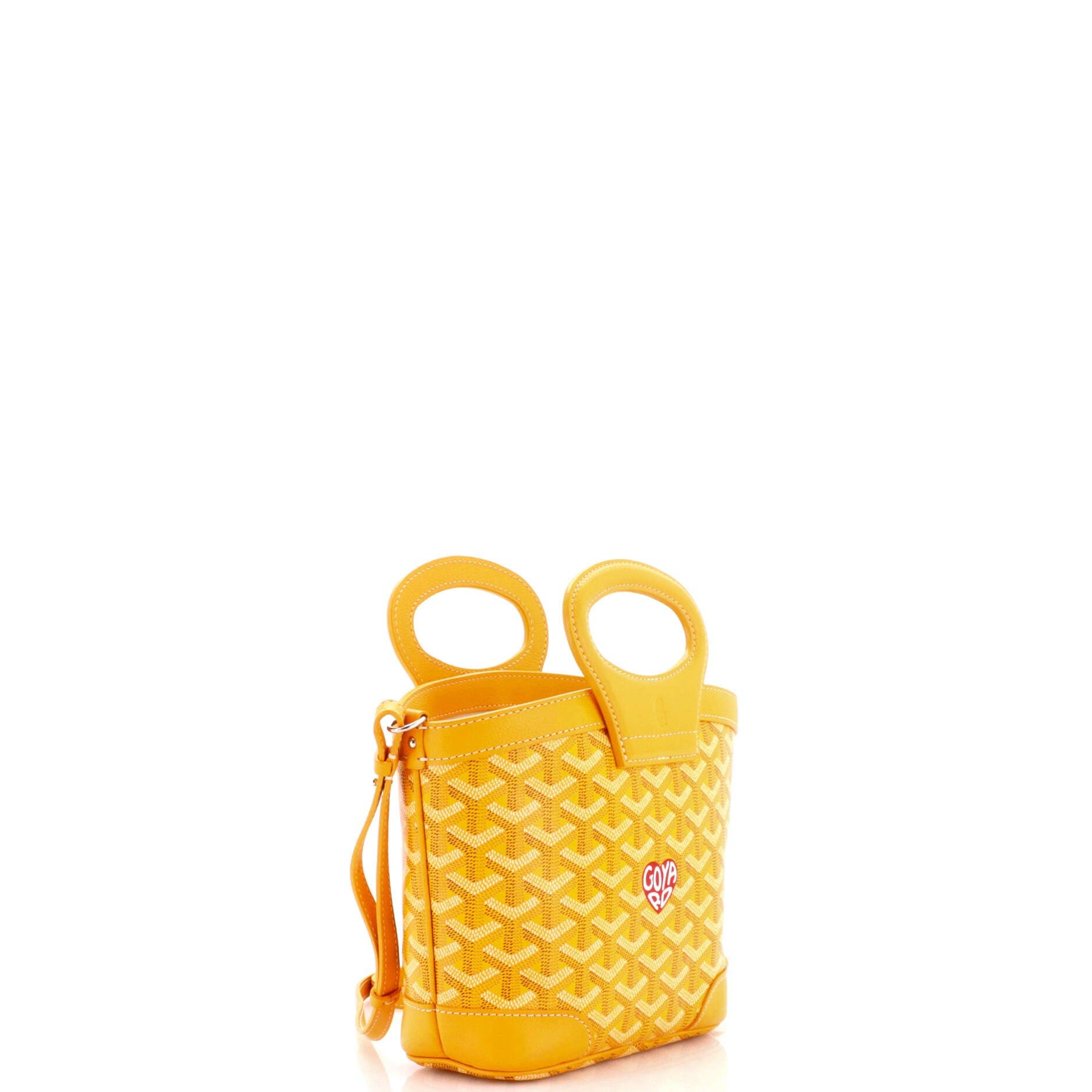 Beluga Bag Printed Coated Canvas Mini, Alternate, color, Yellow