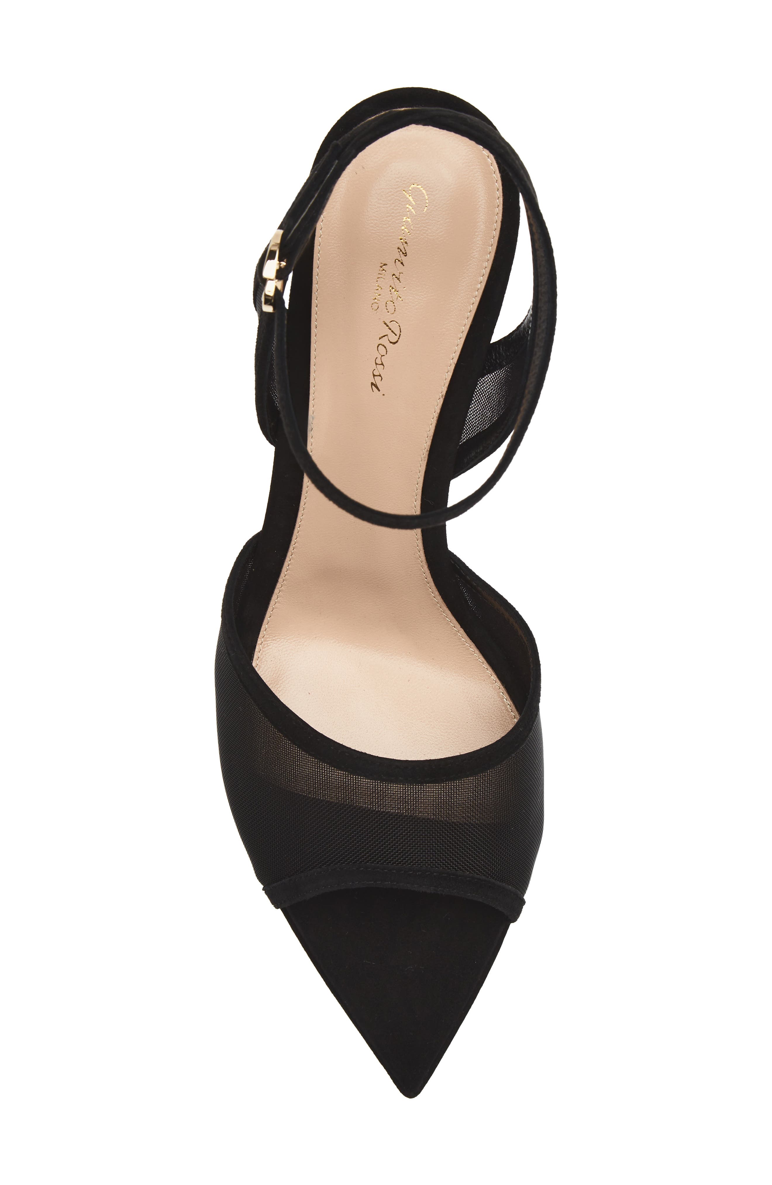 Dorotea Mesh Platform Sandal, Alternate, color, BLACK