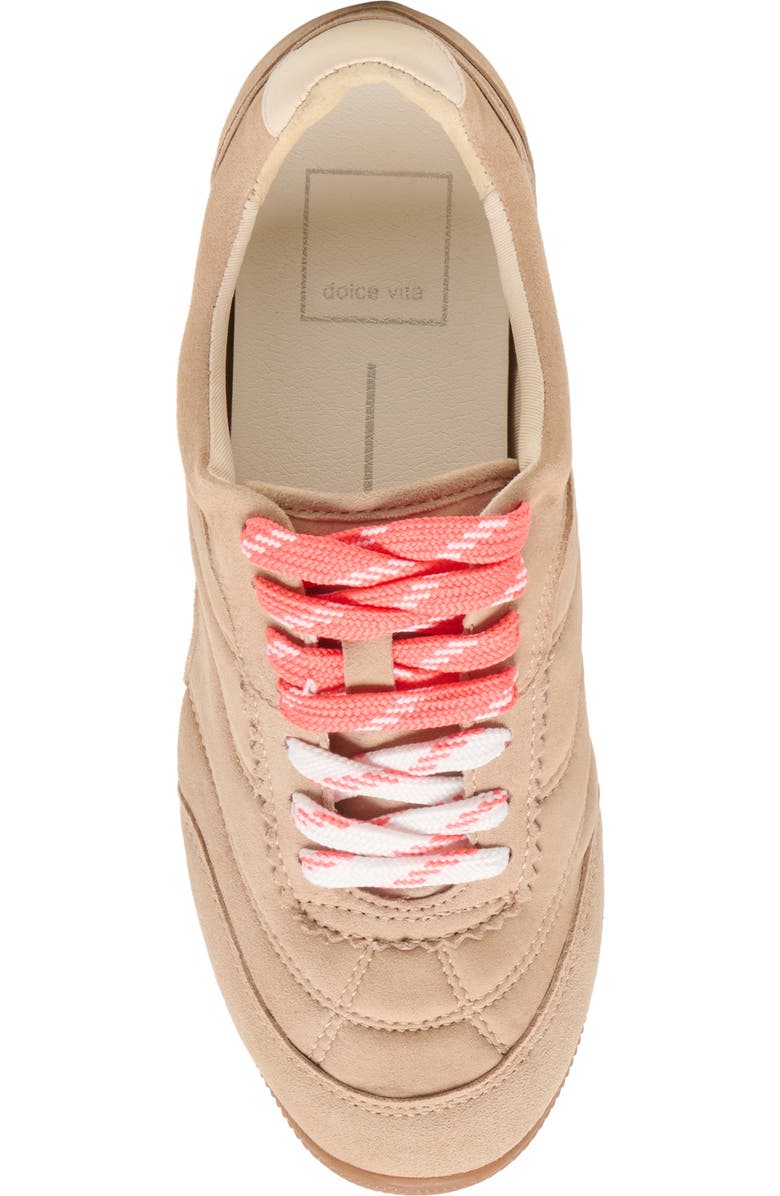 Dolce Vita Laini Sneaker, Alternate, color, Camel Suede