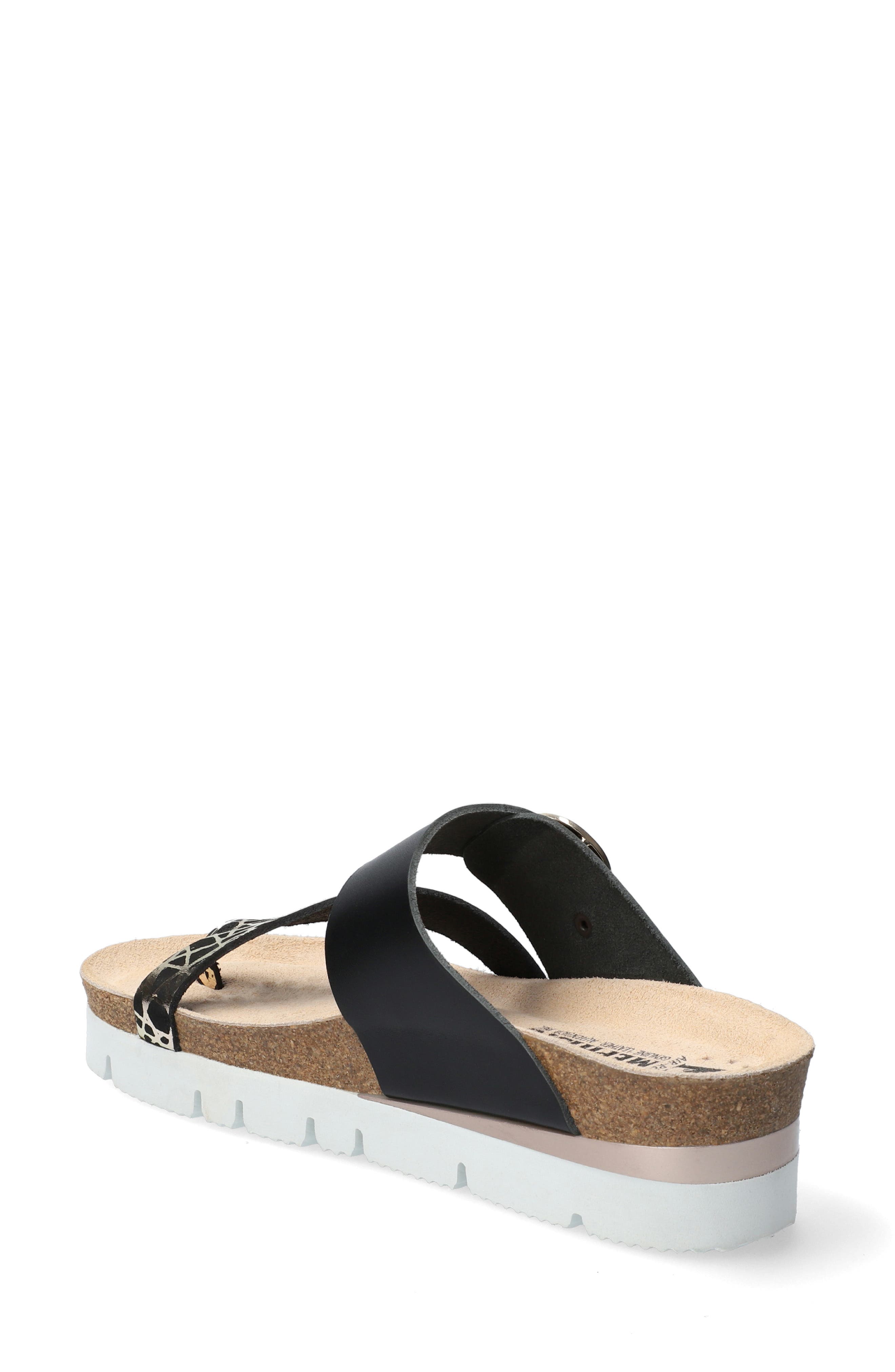 Vik Slide Sandal, Alternate, color, BLACK PRINTED LEATHER