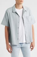 FRAME Relaxed Jacquard Camp Shirt