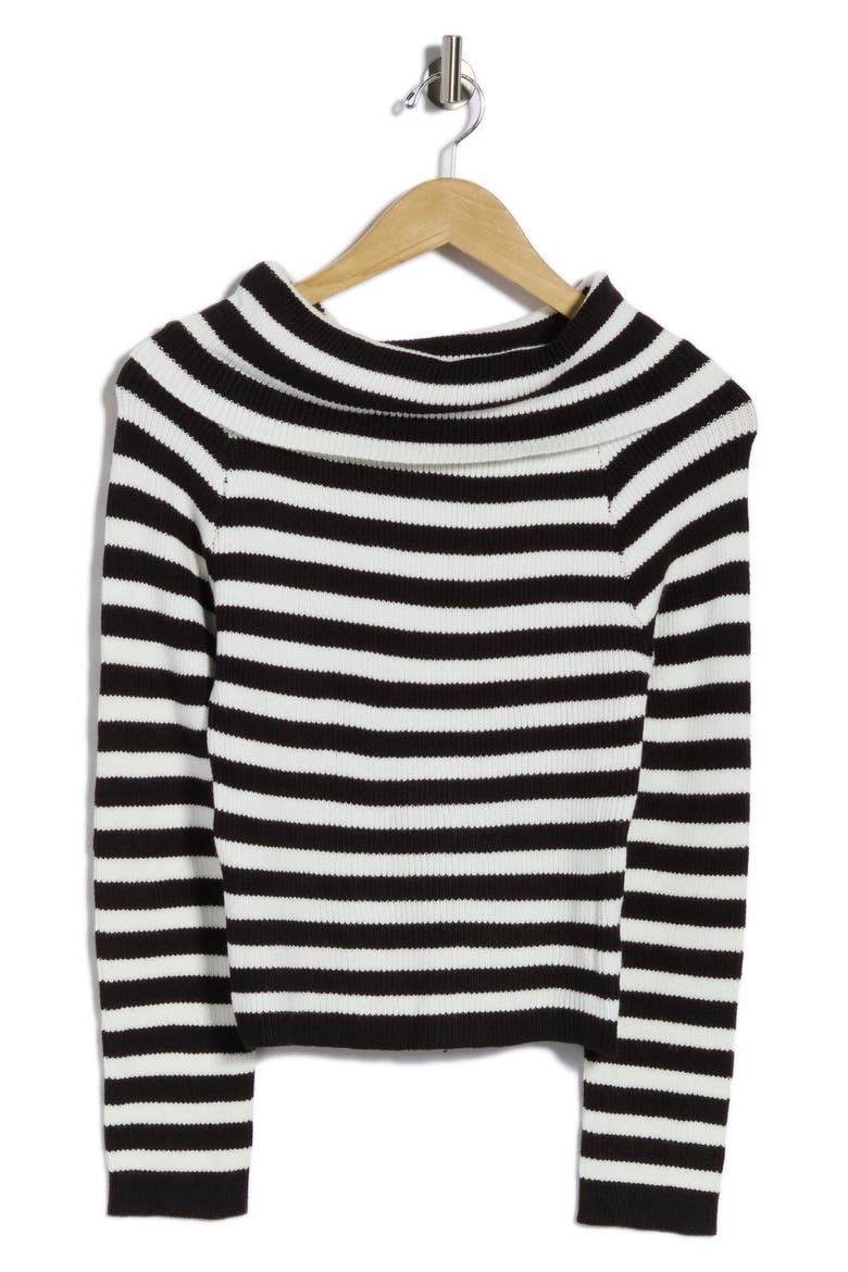 Danyel Off the Shoulder Striped Sweater, Main, color, MULTI