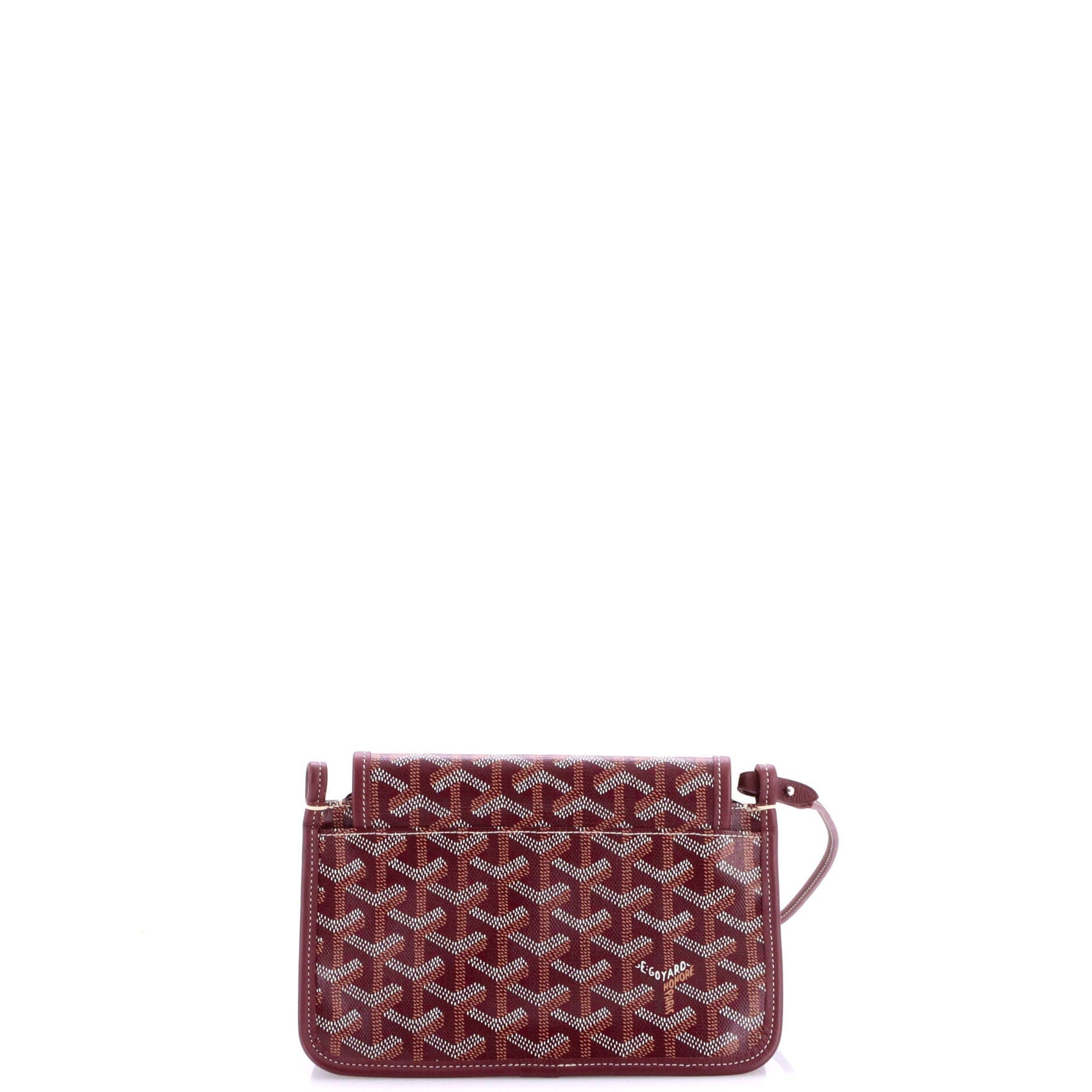 Plumet Clutch Wallet Coated Canvas, Alternate, color, Burgundy