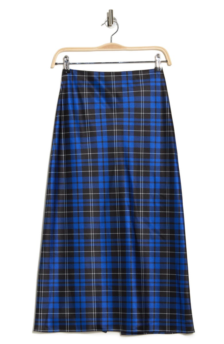 Alice + Olivia Maeve Midi Slip Skirt, Alternate, color, 