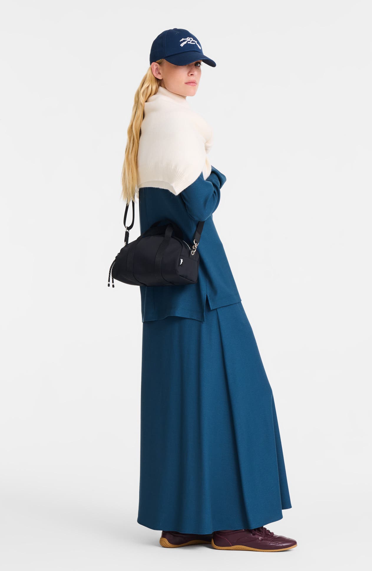 Longchamp Le Pliage Energy Bowling Bag, Alternate, color, Black