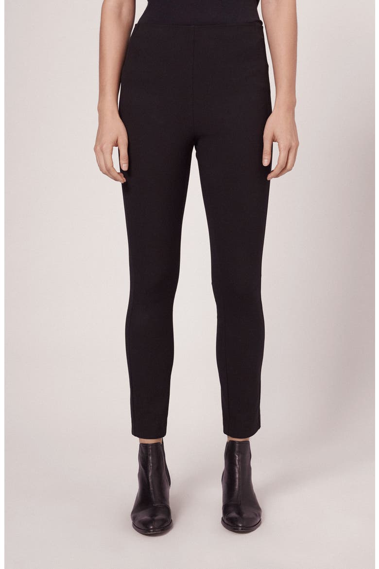 Simone Slim Ankle Pants, Alternate, color, BLK