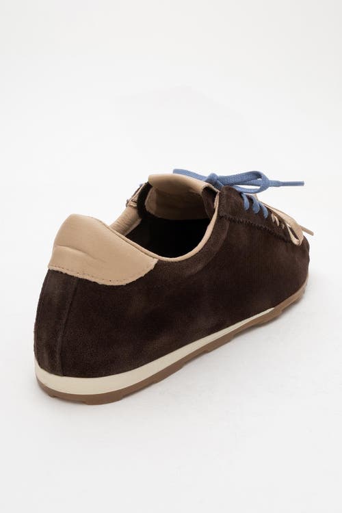 Forever & Always Shoes Crea Leather Sneakers In Dark Brown Leather