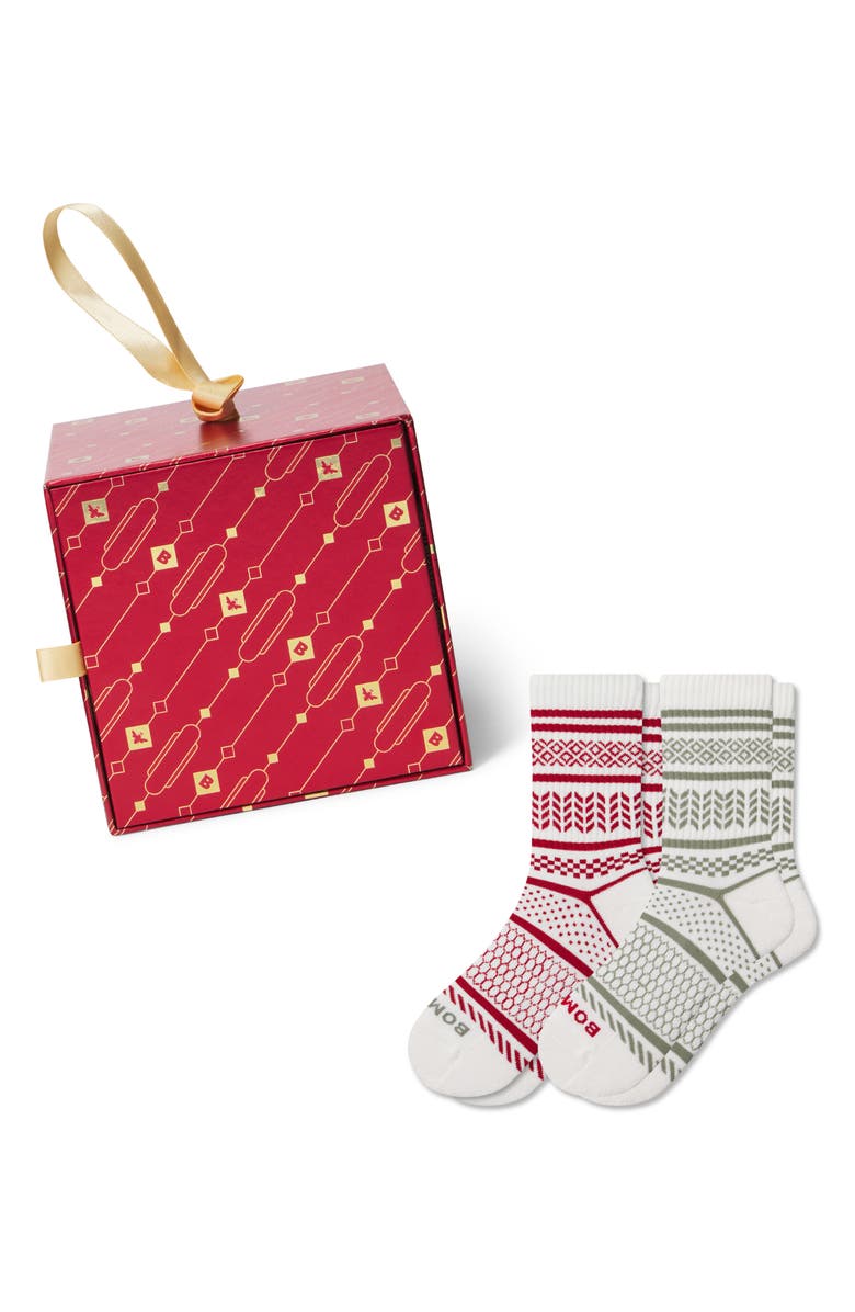 Bombas 2-Pack Assorted Half Calf Socks Gift Box, Main, color, 