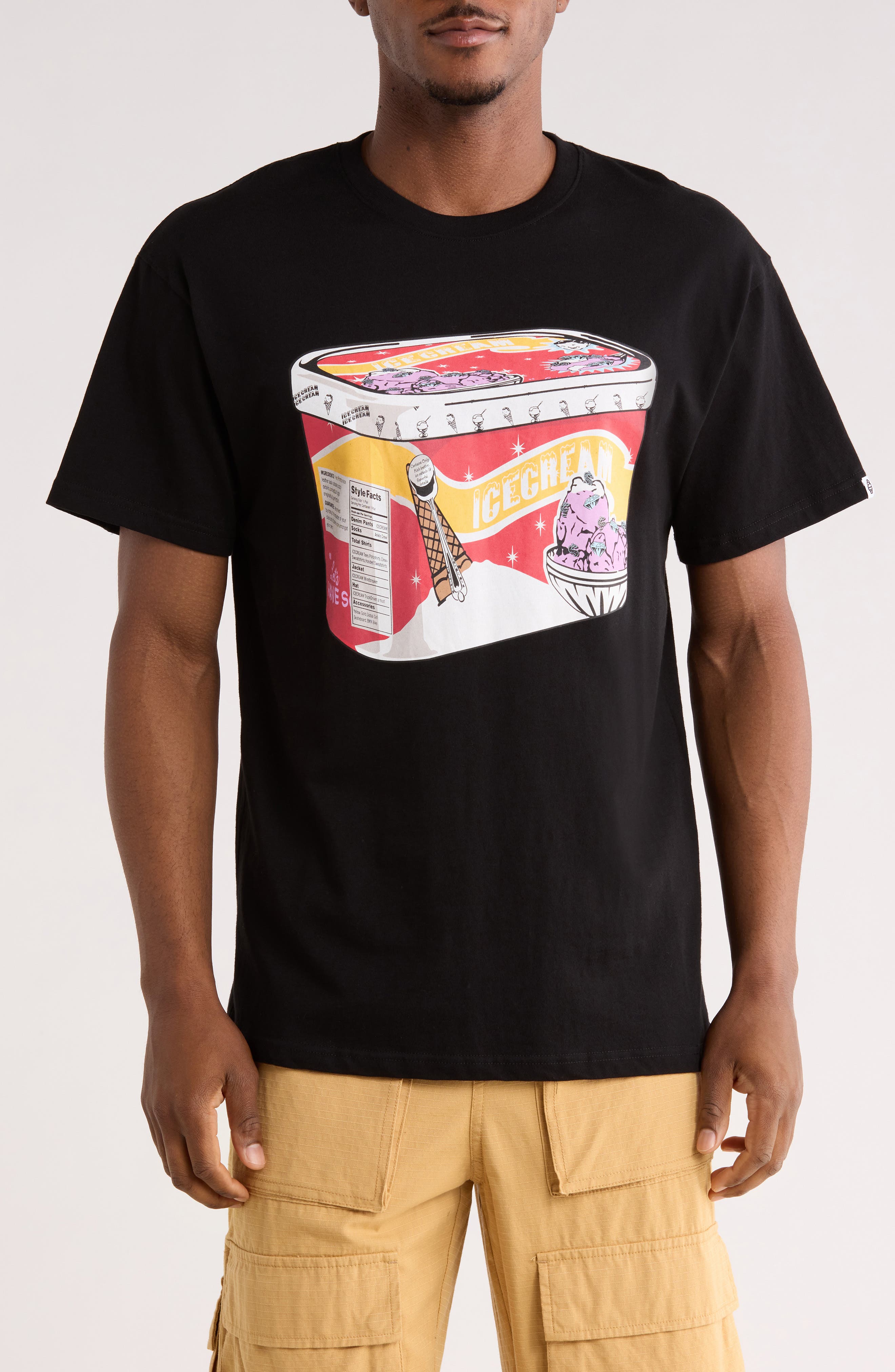 ICECREAM Carton Graphic T-Shirt